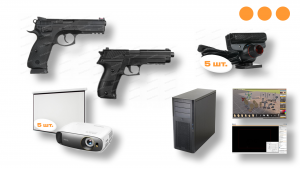 ПАНОРАМНЫЙ ТИР для ipsc idpa - 5 экранов ПАНОРАМНЫЙ ТИР для ipsc idpa - 5 экранов